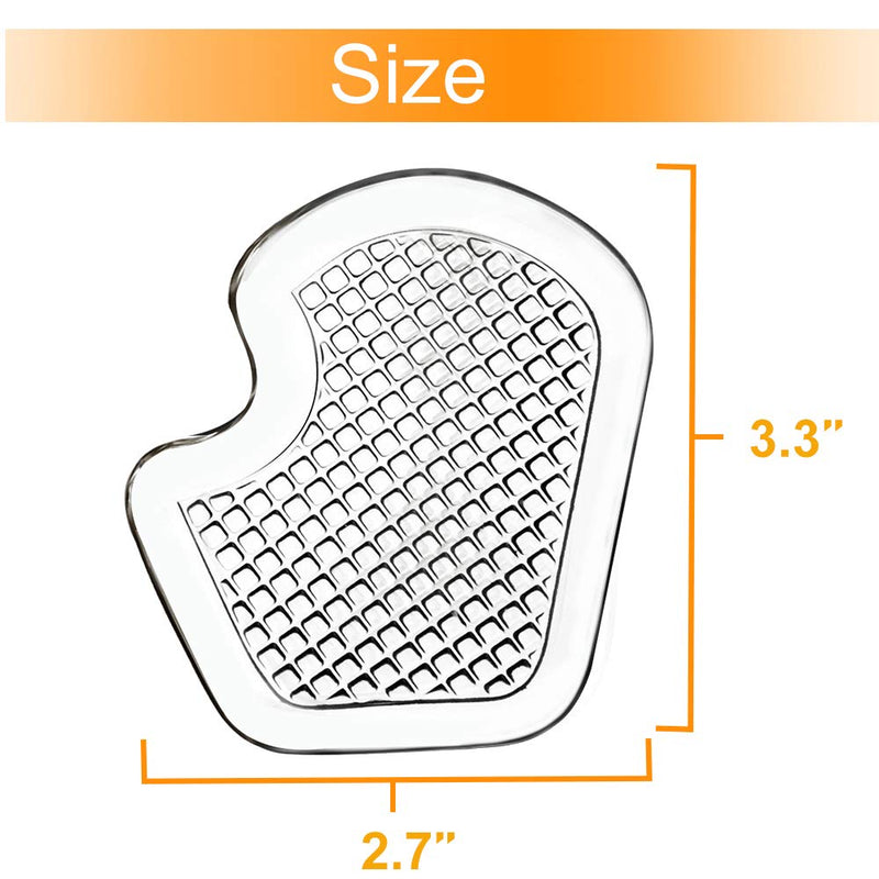 [Australia] - Kimihome Sesamoiditis Pads, 8 Pieces of Gel Metatarsal Cushions, Ball of Foot Cushion Protect and Relieve Metatarsal, Sesamoid, Ball of Foot Pain - 4 Pairs 