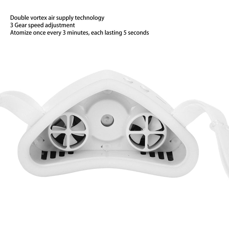 [Australia] - Anti snoring Devices, Electric Anti snoring Electric Nasal dilators Against snoring, 3 Gears Adjustable Silicone Anti snoring Help with Sleep Breathing air Purifier Filter(White) White 