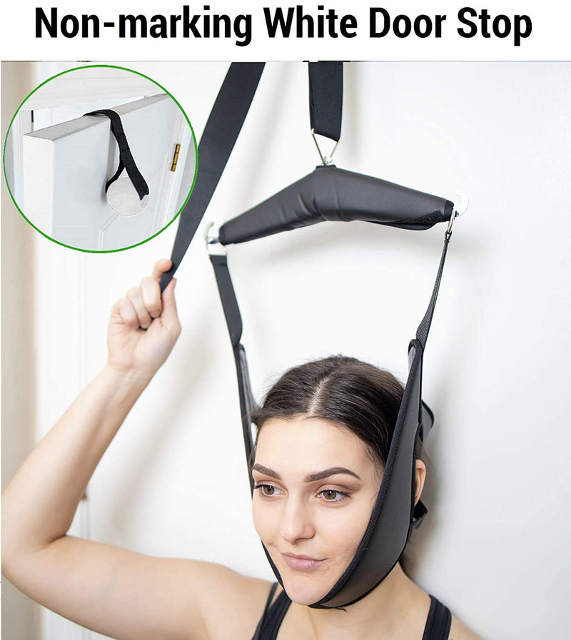 [Australia] - Over The Door Cervical Traction Neck Stretcher - Easy Setup - Neck & Shoulder Pain Relief for Home, Physical Therapy, Disc Bulges, Spinal Decompression 