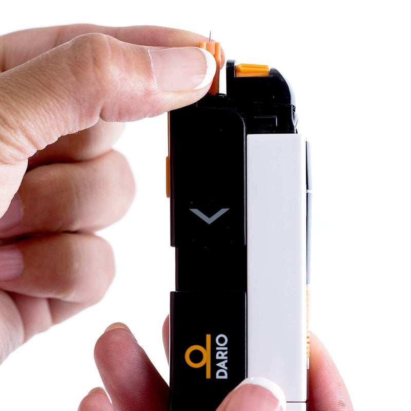 [Australia] - 100 Sterile Lancets. Simple, Comfortable Blood Glucose Measurements. Use Only with The Dario and Dario Blood Glucose Monitoring System. Size 30-Gauge Lancets 