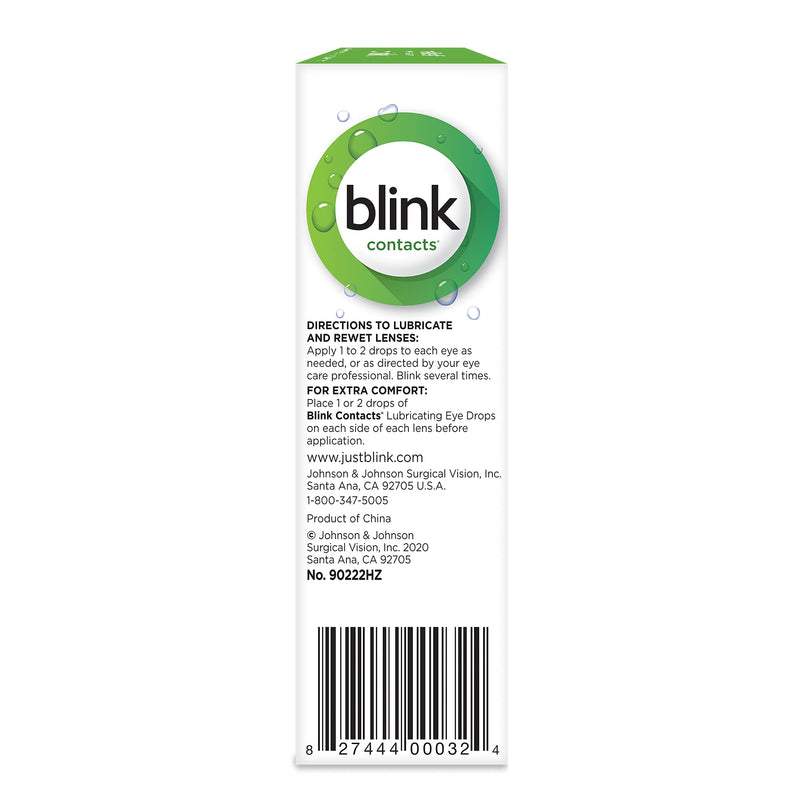 [Australia] - Blink Contacts Lubricant Eye Drops, 10 ml (Pack of 3) 