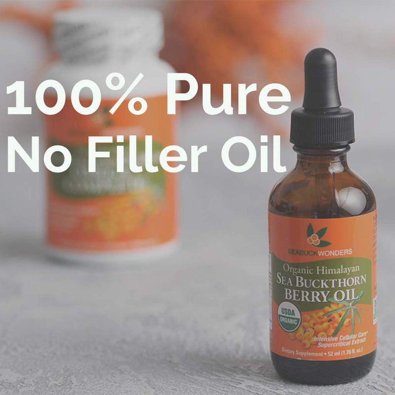 [Australia] - Sea Buckthorn Berry Oil - 100% Certified Organic, 1.76-Ounces Bottle 