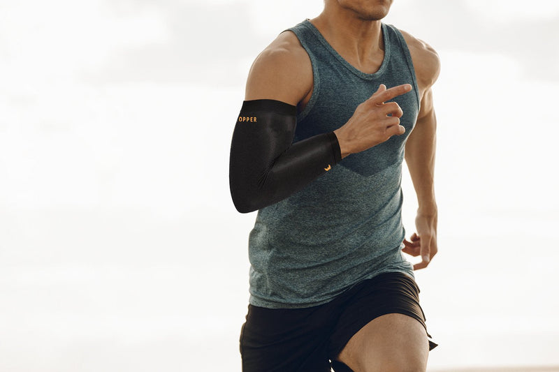 [Australia] - Thx4COPPER Elbow Compression Sleeve(2 Pieces)-Copper Infused Support–Guaranteed Recovery Copper Elbow Brace-Idea for Workouts, Sports, Golfers, Tennis Elbow, Arthritis, Tendonitis-Medium Visit the Thx4COPPER Store Medium (Pack of 2) 