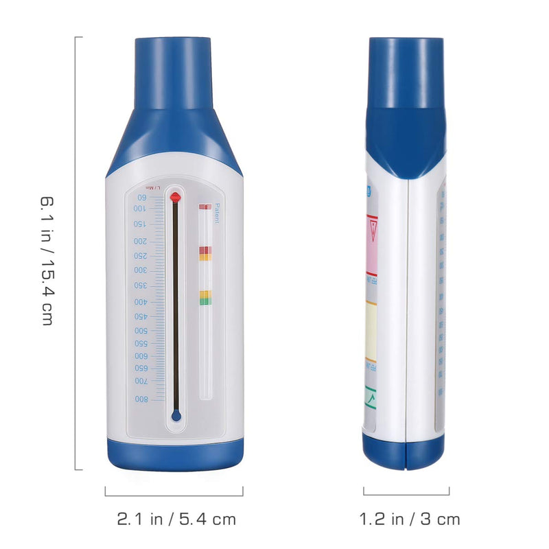 [Australia] - ULTECHNOVO Flow Meter- Lung Exerciser Standard Spirometry Flow Meter Expiratory Flow Meter Asthma Monitor for Women Men 