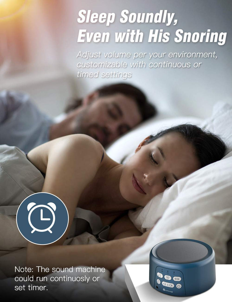 [Australia] - Dreamegg White Noise Machine - D3 Pro Sleep Sound Machine, Rechargeable Noise Machine for Sleeping, 29 HiFi Sound, Battery or Adapter, Auto-Off Timer, Portable Sound Machine for Baby Adult Home Travel D3Pro-Black 