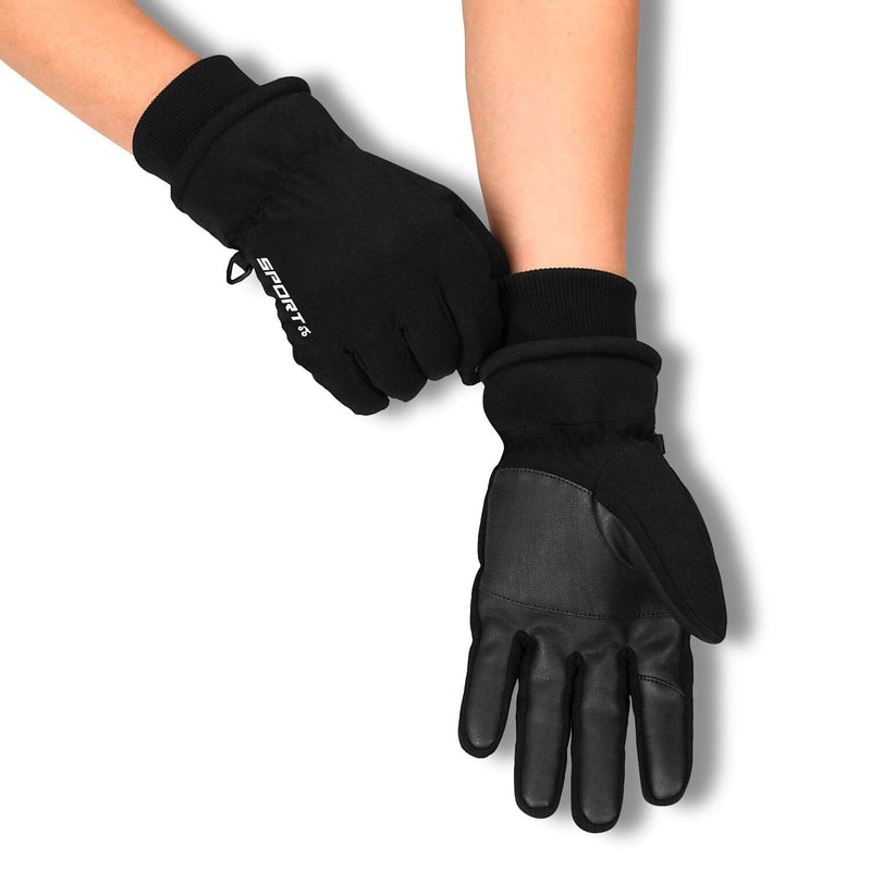 [Australia] - Cevapro -30℉ Winter Gloves Touchscreen Gloves Thermal Gloves for Running Black Small 