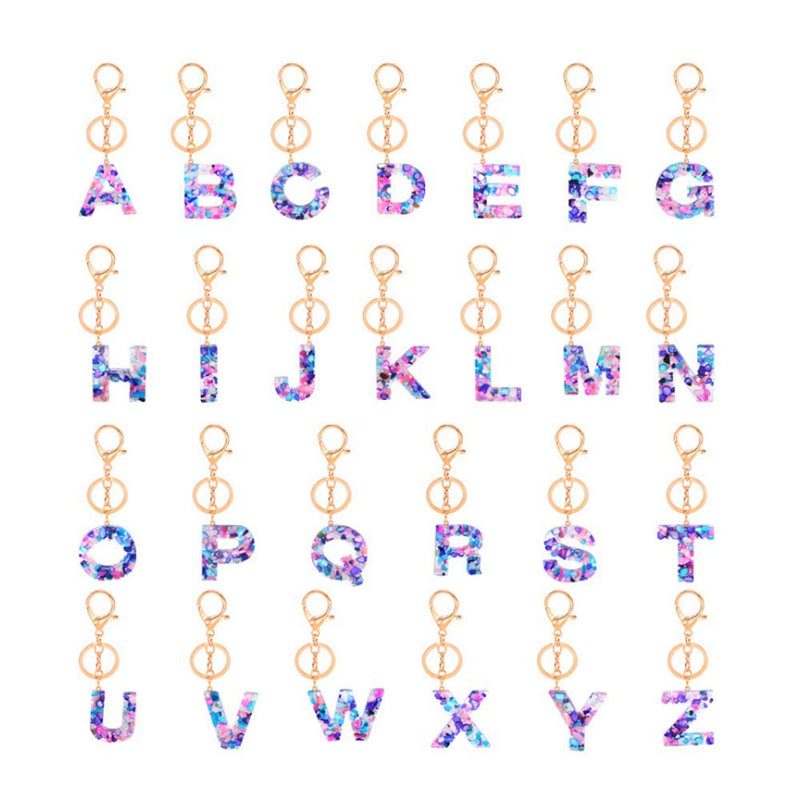 [Australia] - Multicolor Initial Letter Keychain A 