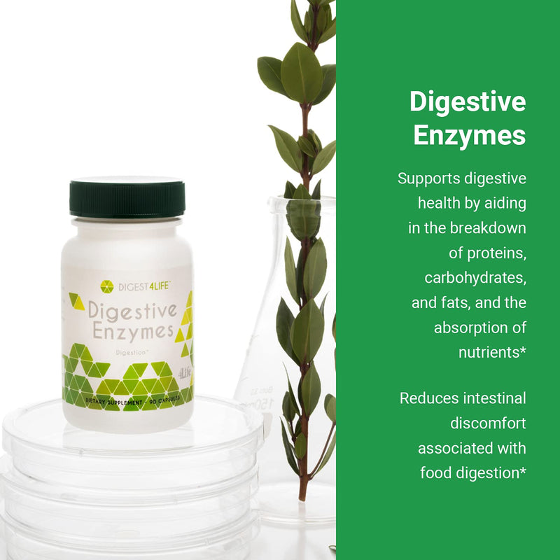 [Australia] - 4Life Digestive Enzymes - Digestion Support - Intestinal Support - 90 Capsules 