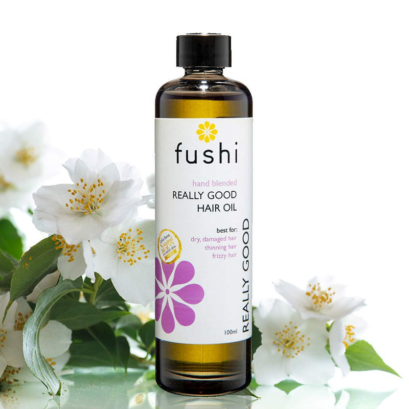[Australia] - Fushi Really Good Hair Oil 100 ml | Rich in Antioxidants | Best for Dry & Damage Hair, Thinning Hair, Frizzy Hair | Ethical & Vegan Society Approved | Manufactured in the UK 