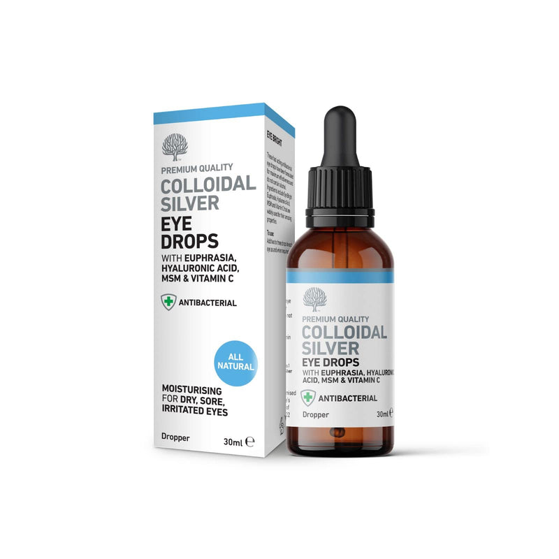 [Australia] - Nature's Greatest Secret Premium Quality Antibacterial Eye Drops with Colloidal Silver, Euphrasia, Hyaluronic Acid, MSM & Vitamin C 30ml 