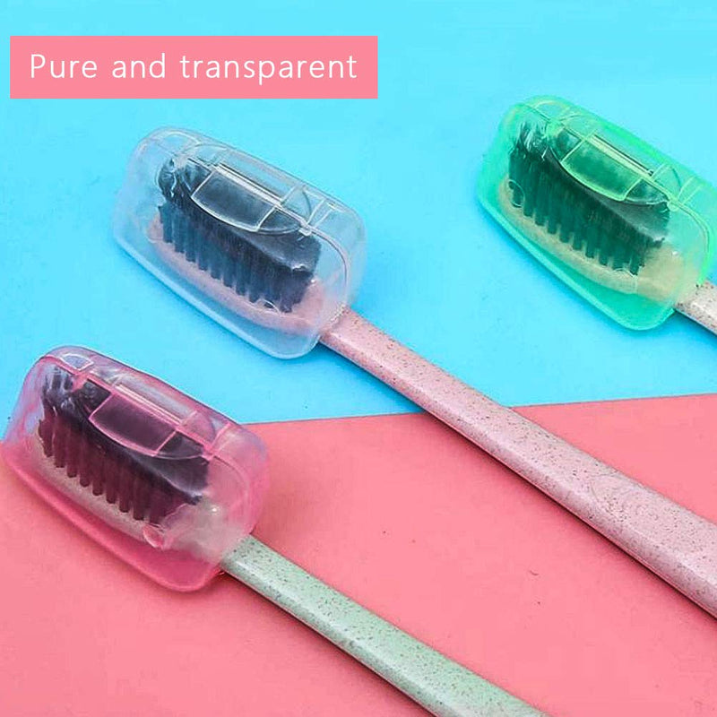 [Australia] - Travel Toothbrush Cover, 20 Pcs Portable Toothbrush Heads Hygienic Protective Cap 