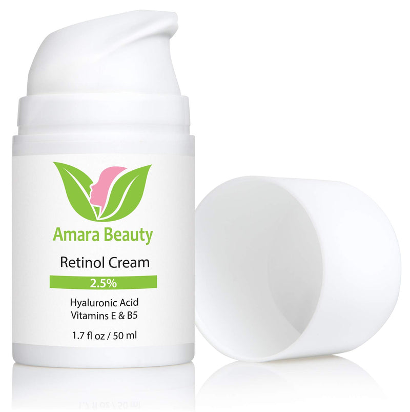 [Australia] - Retinol Cream for Face 2.5% with Hyaluronic Acid & Vitamins E & B5, 1.7 fl. oz. 