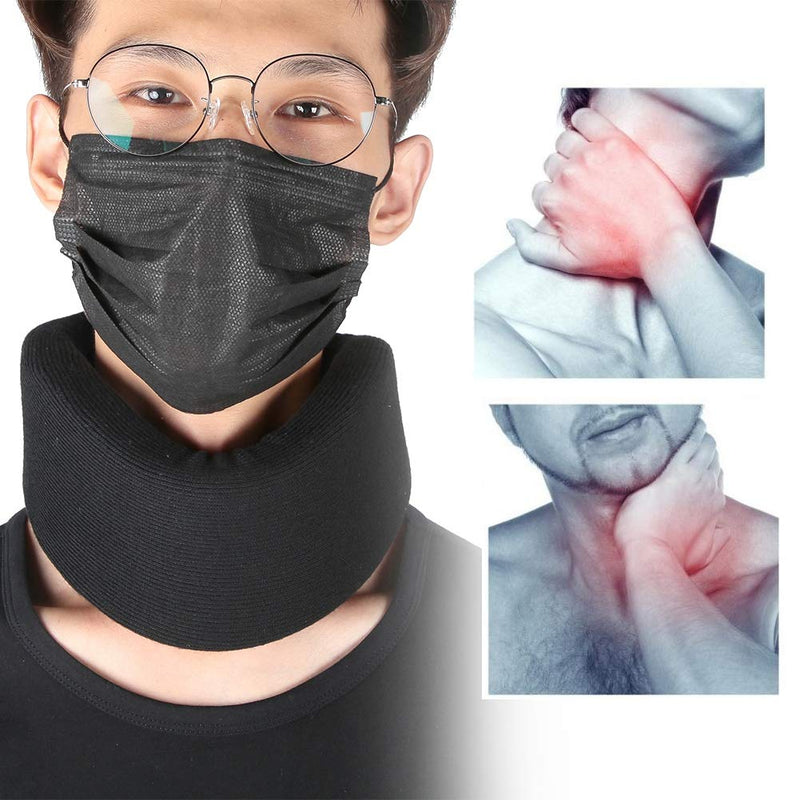 [Australia] - Neck Brace, Soft Sponge Neck Brace Protection Cervical Collar Support Pain Relief Traction Stretcher for Outdoor Fitness(S) S 