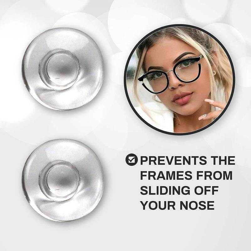 [Australia] - Spectacle/Eye Glass Rimless Nose Pads | Round | 9mm | Slide in |50 Pcs | by Sports World Vision 