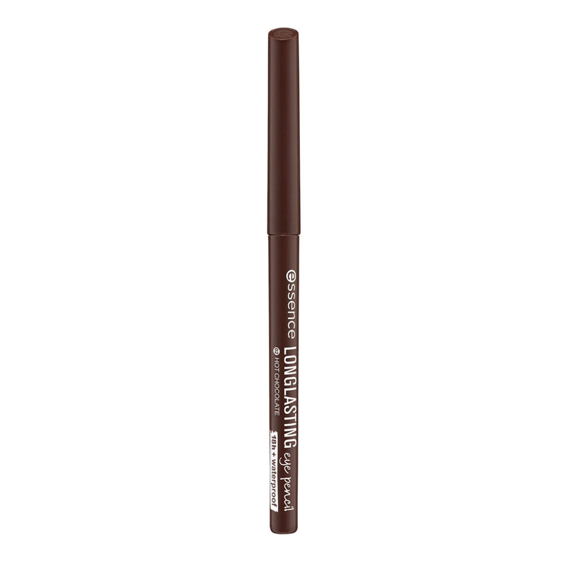 [Australia] - Essence Long-Lasting Eye Pencil, Kajal, 18 Hour Hold, Waterproof, No. 02 Hot Chocolate, Brown, Defining, Long-Lasting, Vegan, Waterproof, Microplastic Particles Free (0.28 g) 02 Hot Chocolate - Pack of 1 0.28 g (Pack of 1) 