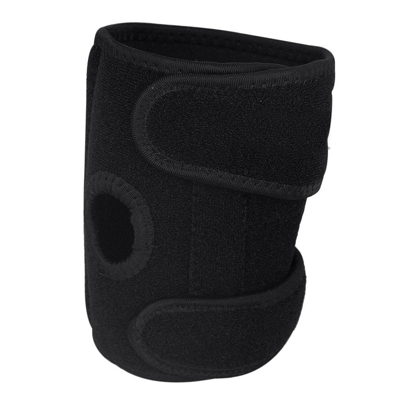 [Australia] - 1 PC Adjustable Compression Recovery Elbow Brace Support Anti-Slip Fitness Sports Protection Gear Elbow Pad Guard for Sprain, Pain Relief, Tendonitis, Tennis&Golf Elbow Treatment Black 