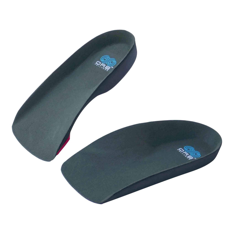[Australia] - 3/4 High Density Rigid Deep Heel Cradle Insole Over Pronation Plantar Fasciitis Wedge Knee Pain Shin Splints. M 7-8.5 