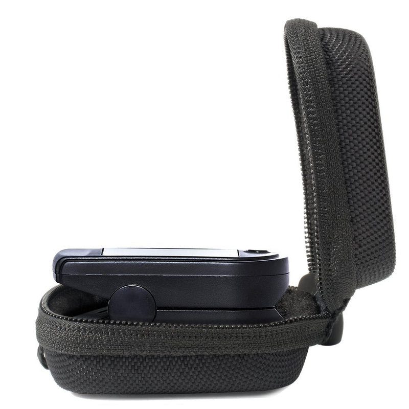 [Australia] - WGear Case for Zacurate Pro 500DL, Childrend: Innovo Deluxe, Santamedical 2. Facelake FL400 t. FL350: Vive Precision Spo2 Accumed cms-50dl, 50D1, Healthtree (Black) Black 