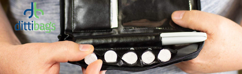 [Australia] - Skinny Case Diabetic Pen Wallet - (Black) 