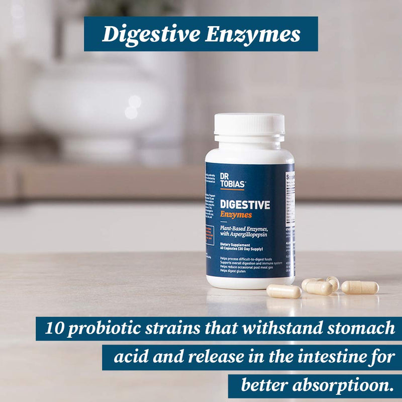 [Australia] - Dr. Tobias Prebiotics & Digestive Enzymes Bundle for Digestive Health 