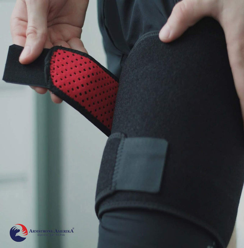 [Australia] - Hip Brace Thigh Compression Sleeve – Hamstring Compression Sleeve & Groin Compression Wrap for Hip Pain Relief. Support for Hip Replacements, Sciatica Pain Relief Brace - Small Left Small/Medium (Pack of 1) 