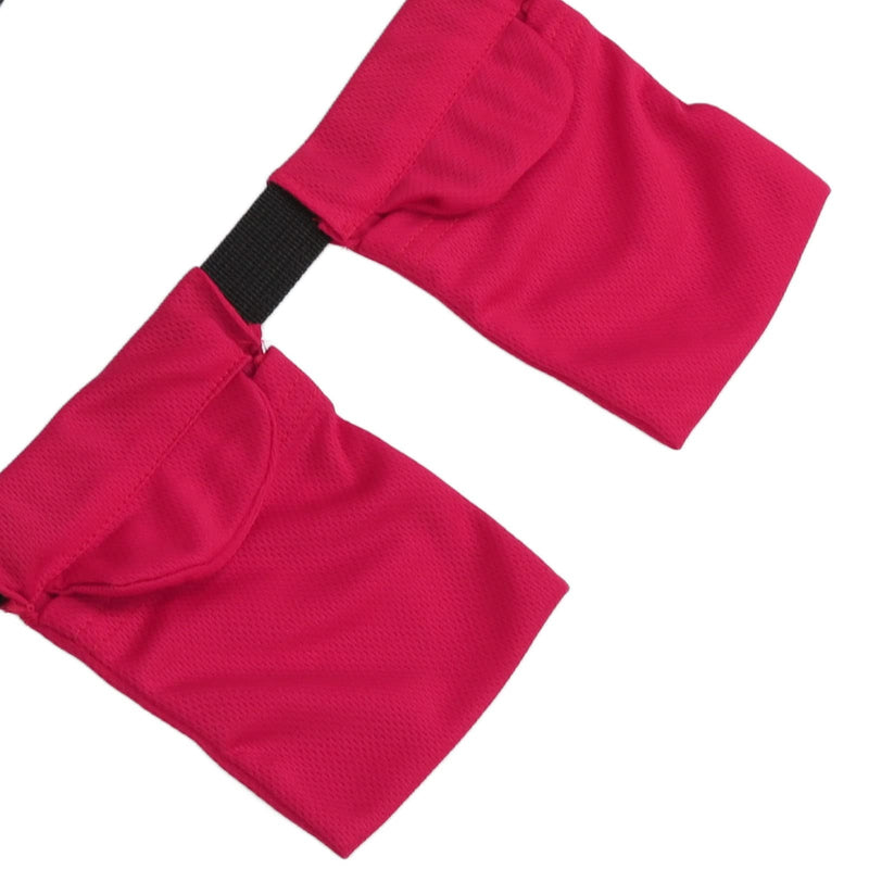 [Australia] - Mastectomy Drain Holder, Length Adjust Elastic Band Mesh Shower Bag for Post Mastectomy Support(Red) Red 