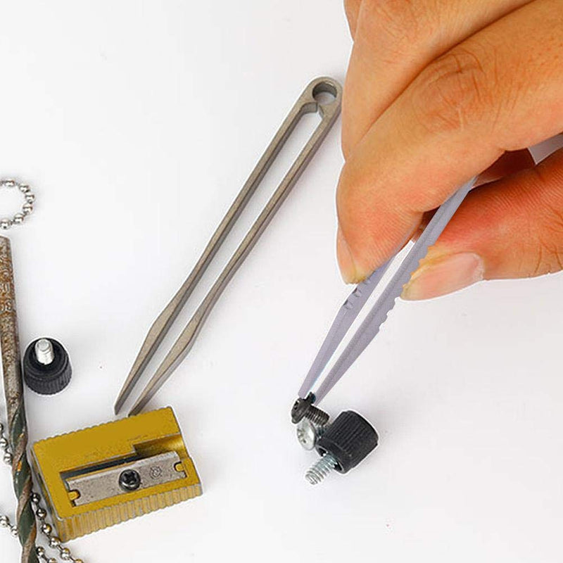[Australia] - Dilwe Mini Tweezers, Multi-Function High Strength Craft Tweezers for Hobby Electronics Model Making 