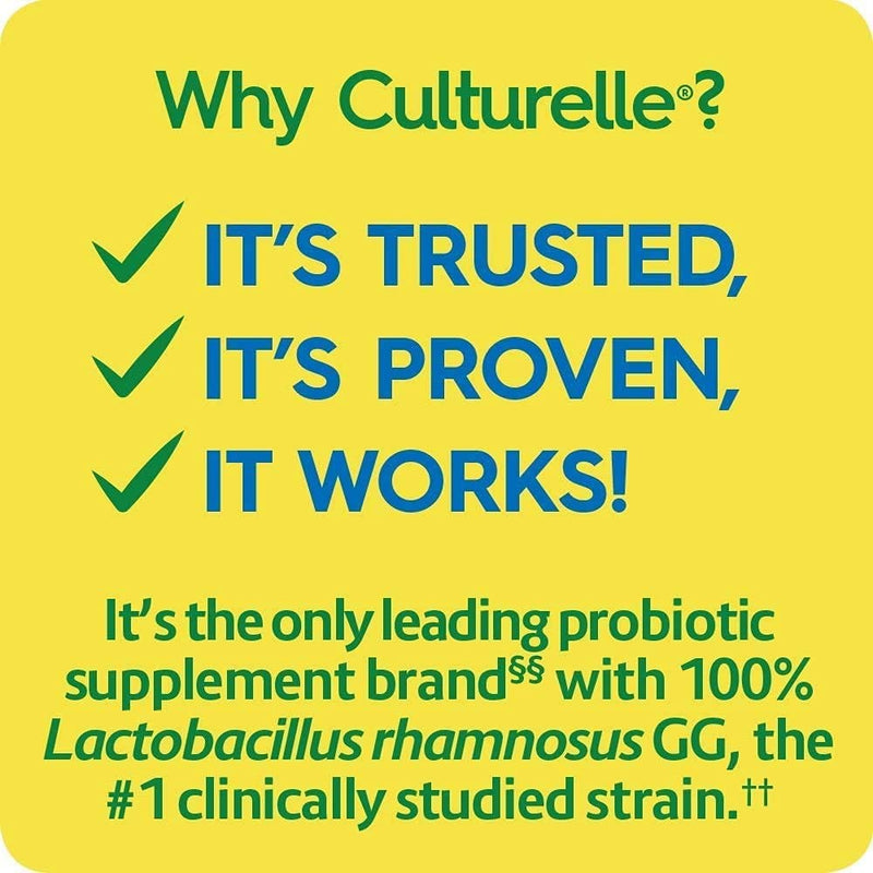 [Australia] - Culturelle Health & Wellness Daily Probiotic Supplement For Men & Women, Helps Support Your Immune System, With a Proven Effective Probiotic, 15 Billion CFU’s, 30 Count 30 Count (Pack of 1) 