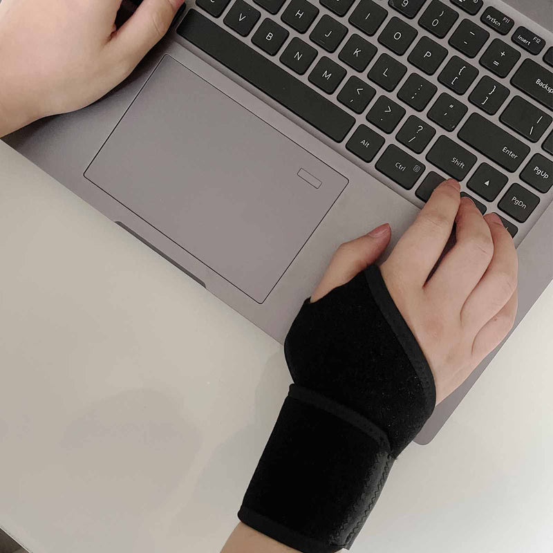[Australia] - Reversible wrist support Carpal tunnel Comfortable and adjustable arthritis and tendinitis wrist brace for sports protection and pain relief. Suitable for left and right hands（single） 