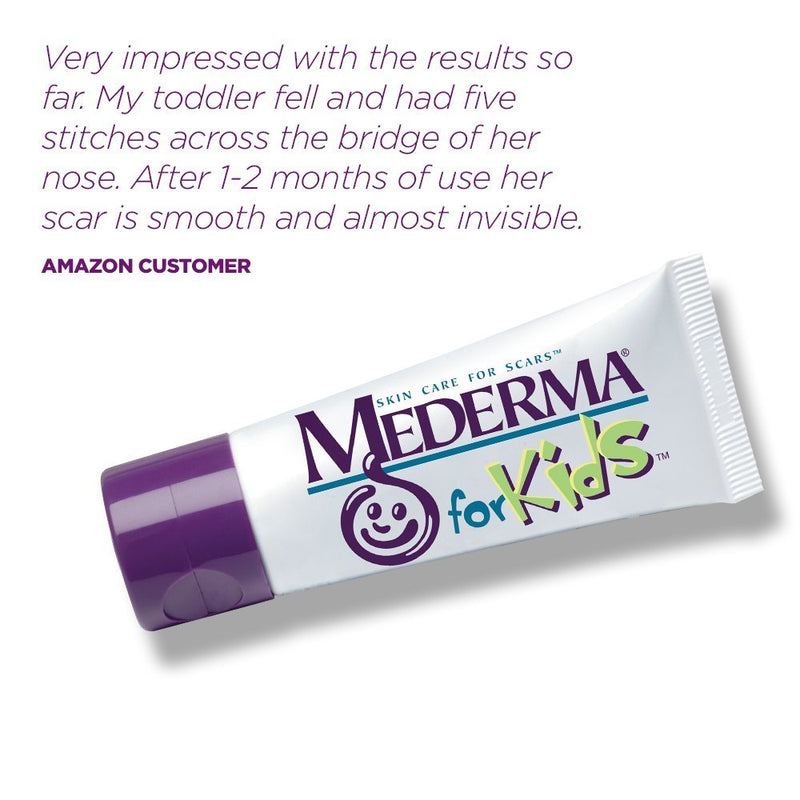 [Australia] - Mederma Kids Skin Care - Reduces the Appearance of Scars, 1 Pediatrician Recommended Product for Kids' Scars, Goes on Purple, Rubs in Clear, Kid-Friendly Scent, 0.7 Oz (Package May Vary) 