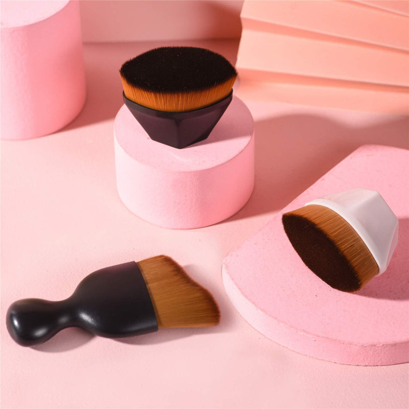 [Australia] - 3 Piece Foundation Brush,Easy to Carry Mulitifunctional Make up Brush,Flawless brush Used for Concealer,Base Cream,Lsolation Fluid Brush 