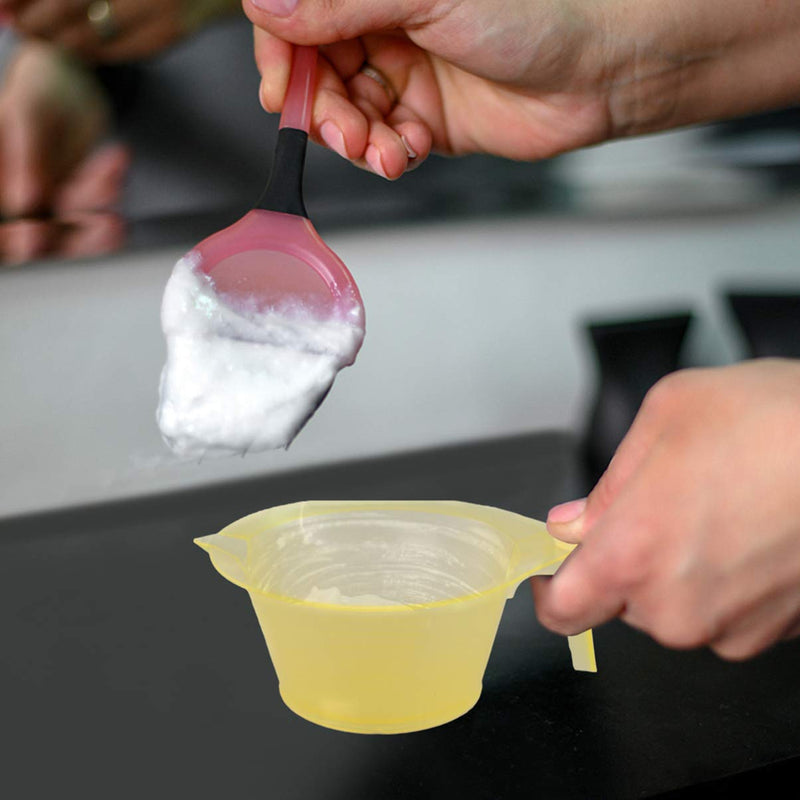 [Australia] - Lurrose 3pcs Hair Dye Bowl Mixing Bowl Kit DIY Hair Colouring Tool Hair Tint Dying Coloring Applicator for Salon Hairdressing Yellow 