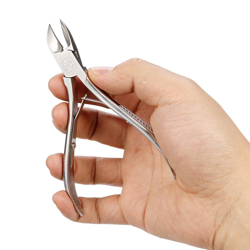 [Australia] - H&S Nail Toenail Clippers for Thick Ingrown Nails Nippers Cuticle Remover Scissors Cutters Heavy Duty Stainless Steel 