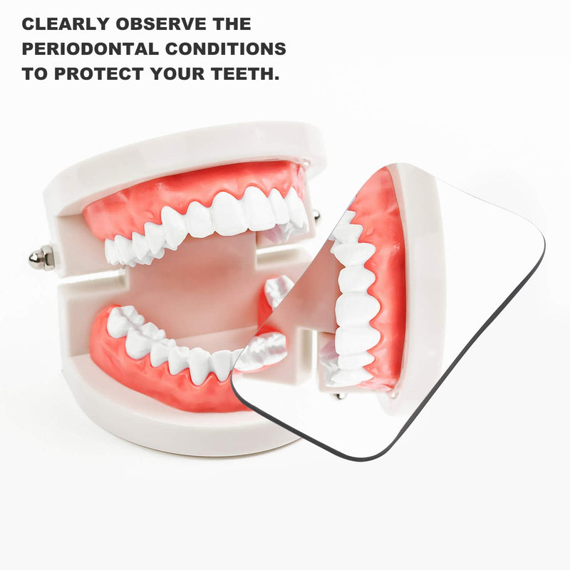 [Australia] - HEALLILY Intraoral Dental Reflector Mirror Mouth Speculum Inspection Mirror Stomatoscope Dental Accessories 