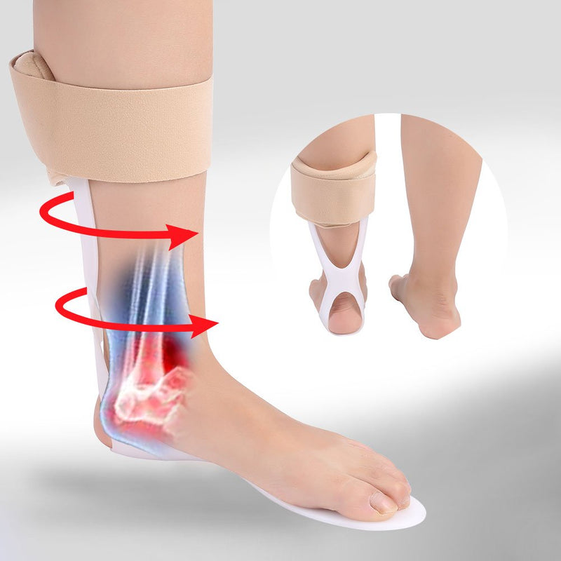 [Australia] - FILFEEL Ankle Support, Adjustable Foot Drop Ankle Correction Brace Support Protection (Left Foot S) Left Foot S 