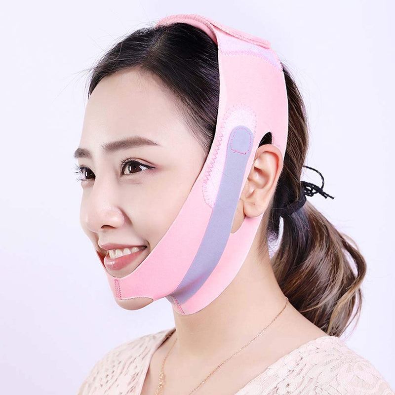 [Australia] - Mavis Laven Face Lifting Slimming Belt, Facial Cheek V Shape Lift Up Thin Mask Strap Face Line Smooth Breathable Double Chin Reduce Bandage for Men and Women 