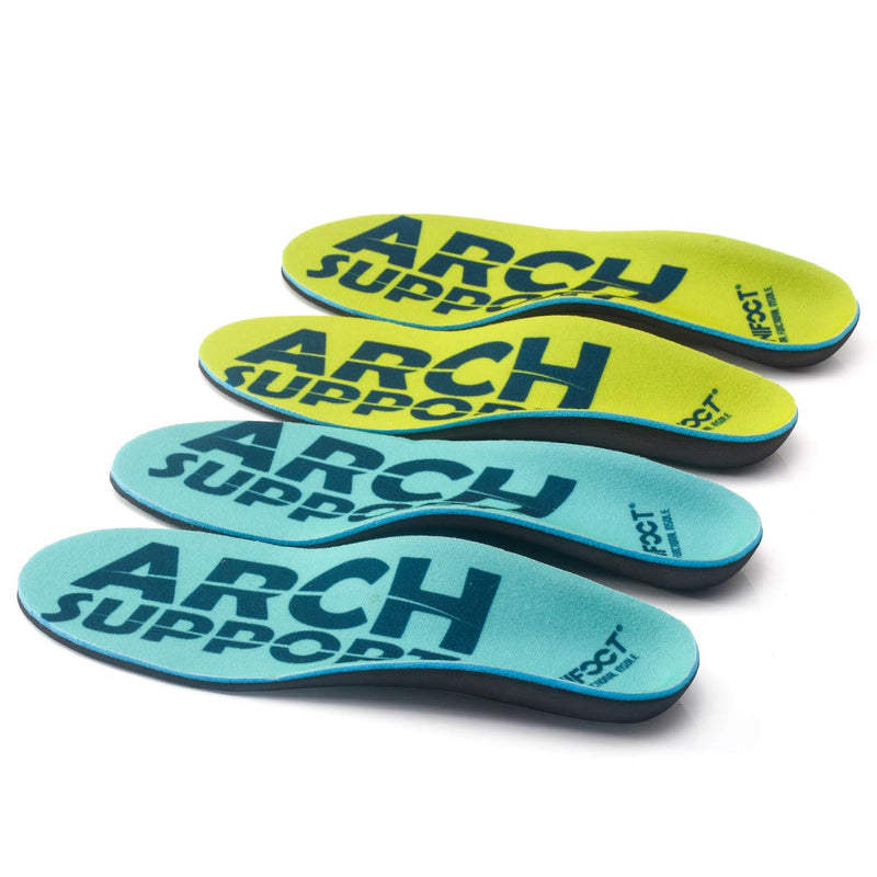 [Australia] - XINIFOOT 2 Pairs Arch Support Orthopedic Insoles for Plantar Fasciitis Pain Relief Orthotics, Flat Feet, Walking, Running Comfortable Inserts for Men UK 7-11 