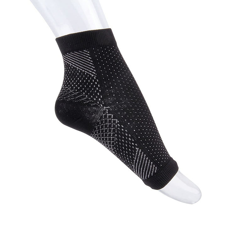 [Australia] - Xample® Plantar Fasciitis Socks (One Pairs) Compression Foot Sleeves Ankle Brace w/Arch Support Pain Relief for Men & Women - Improve Circulation (Large) 