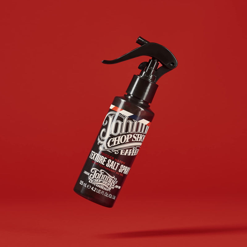 [Australia] - Johnny's Chop Shop - Trigger Happy Texturising Salt Spray, Hair Styling for Men (125ml) Pack of 1 Citrus 