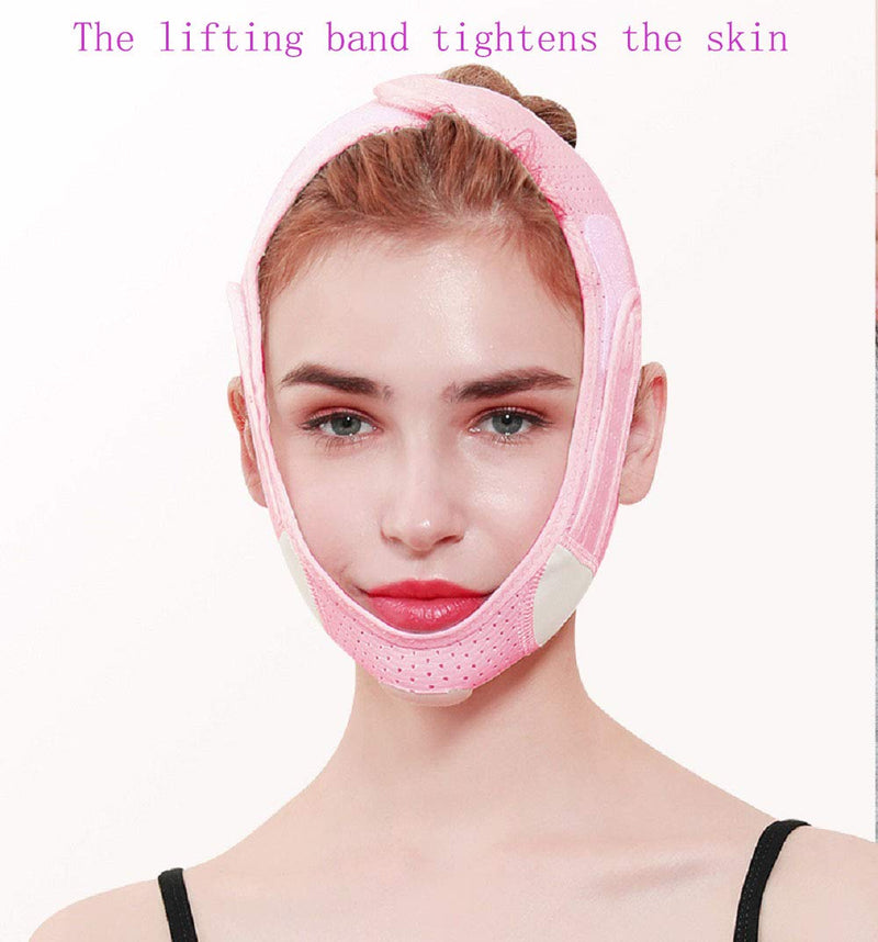 [Australia] - V Line Face Lift foomen Er Wliminates Sagging Skin Lifting Firming Anti Aging, Face Shaper Band Eliminates Wrinkles Sagging Anti-aging Painless Firming Mask for Women 