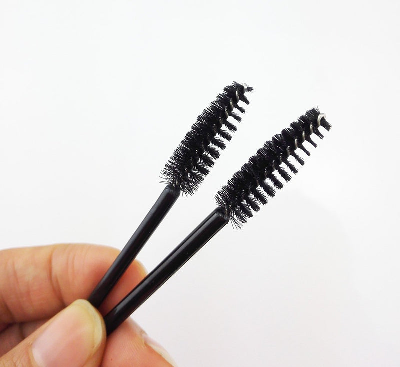 [Australia] - yueton Pack of 100 Disposable Eyelash Brushes Wands Mascara Applicator 