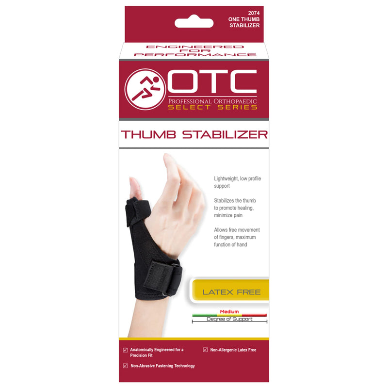 [Australia] - OTC Flexible Stay Select Series Thumb Stabilizer, Black (Left Hand), Small Black (Left Hand) 