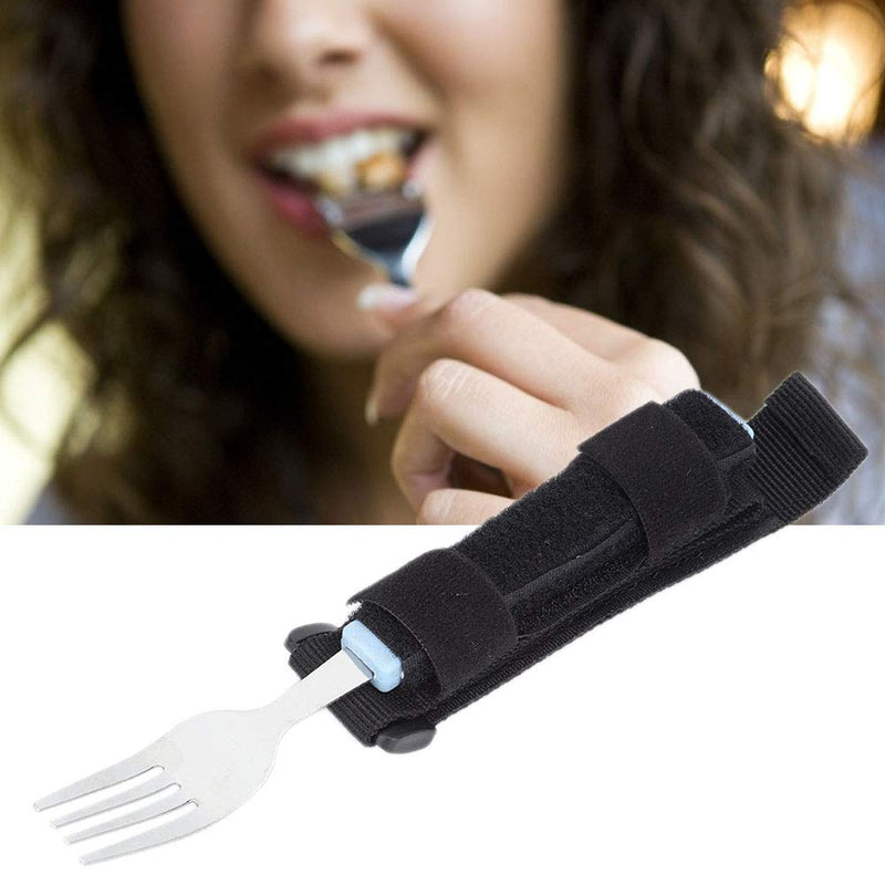 [Australia] - Easy Grip Eating Aids Spoon, Easy Grip Eating Aids Spoon Fork, Adaptive Eating Utensils, Flexible Spoon Fork Rotating Dining Eating Aids Utensil for Disabled Patient Elderly 