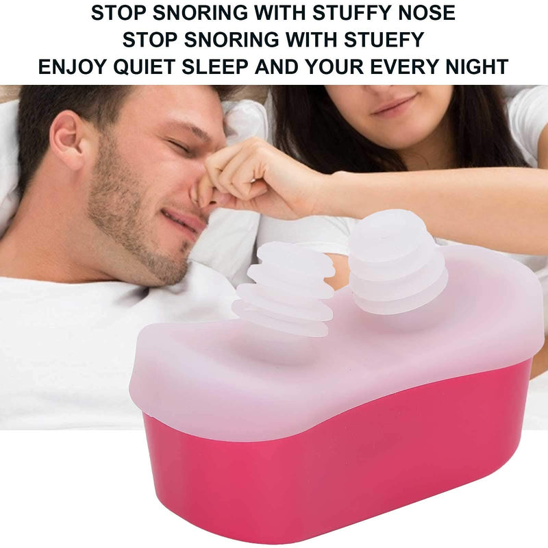 [Australia] - Electric Portable Anti-snoring Device, Nasal Dilator for Stuffy Nostrils, Nose Purification, ABS Material Comfortable Anti-snoring Device(LF-01red) Lf-01red 