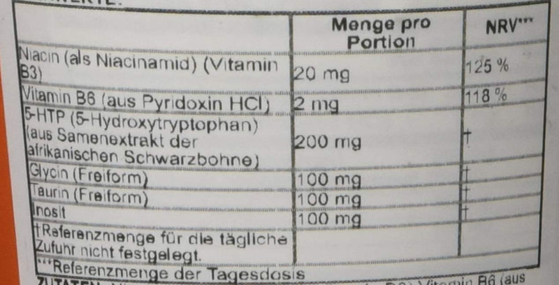 [Australia] - NOW Supplements, 5-HTP (5-hydroxytryptophan) 200 mg, Double Strength, Neurotransmitter Support*, 60 Veg Capsules 