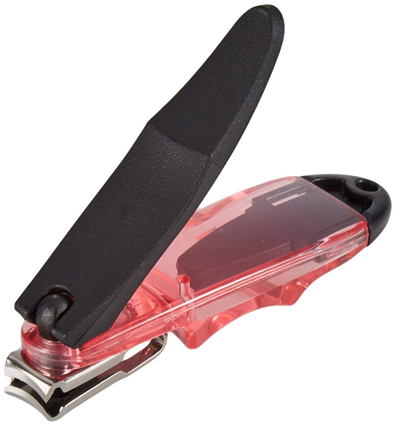 [Australia] - ZWILLING Nail Clippers Gift Set 2 Pieces with Nail Catcher and Integrated Nail File, Extra Sharp and Durable, Red 