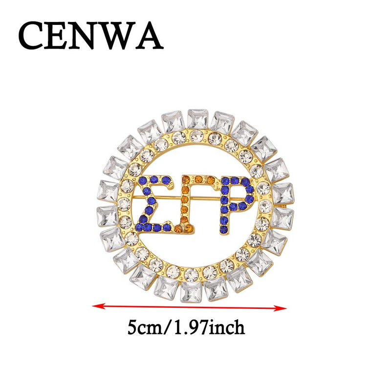 [Australia] - CENWA Sigma Gamma Rho Sorority Brooch Pin 1922 Sorority Paraphernalia Gift Greek Sorority Jewelry Gift SGR round Pin2 