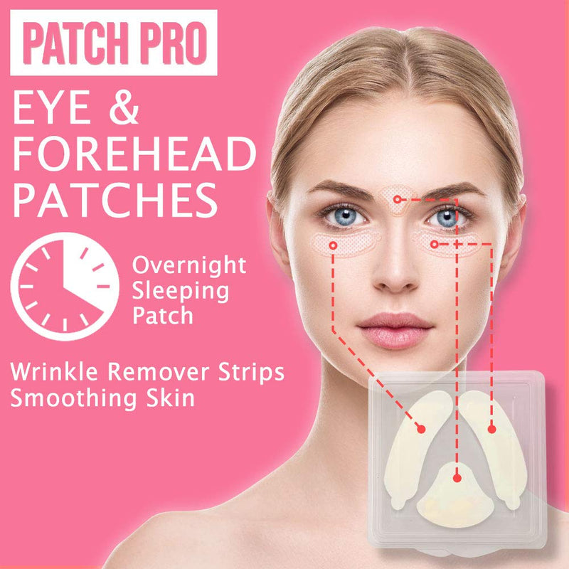 [Australia] - PATCH PRO MICRO NEEDLE PATCH WAVY LINE 6 pcs, Overnight Treatment wrinkle patches for Forehead Wrinkles, Fine Lines, Eye Wrinkles and Sagging Skin 