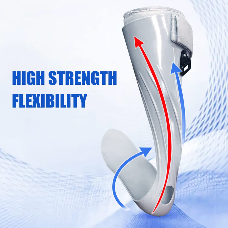 [Australia] - AFO Foot Drop Brace Ankle Foot Orthosis, for Foot Drop, Stroke, Hemiplegia, Tendon and Calf Stretching, Keeping Foot in Straight Right Angle (M, Right) M 