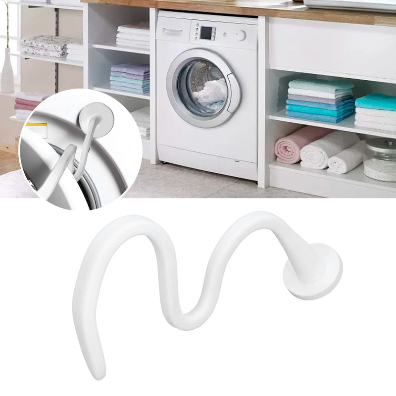 [Australia] - Ejoyous Washing Machine Door Prop, Universal Adjustable Washer Door Prop Magnetic Washing Machine Door Holder, Flexible Washer Door Stopper Prop for Front Load Washer (White) White 